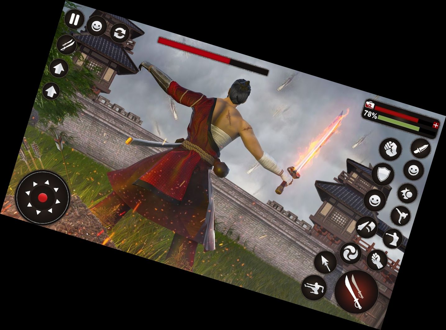 Schwertkampf - Samurai Spiele