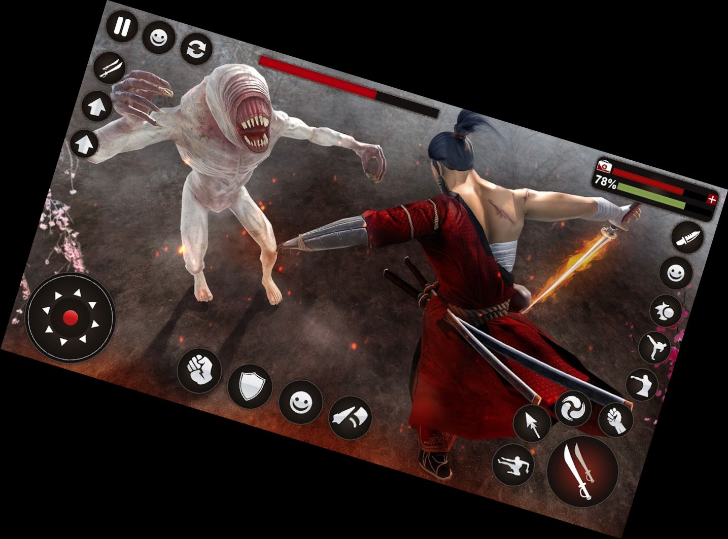 Schwertkampf - Samurai Spiele