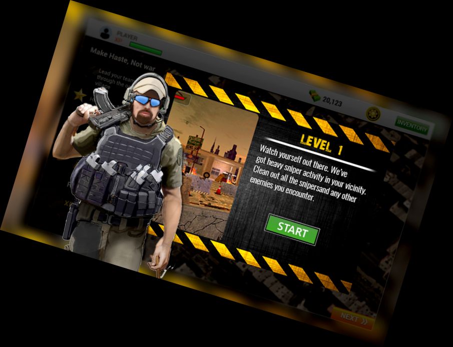 Kommando Armee Angriff