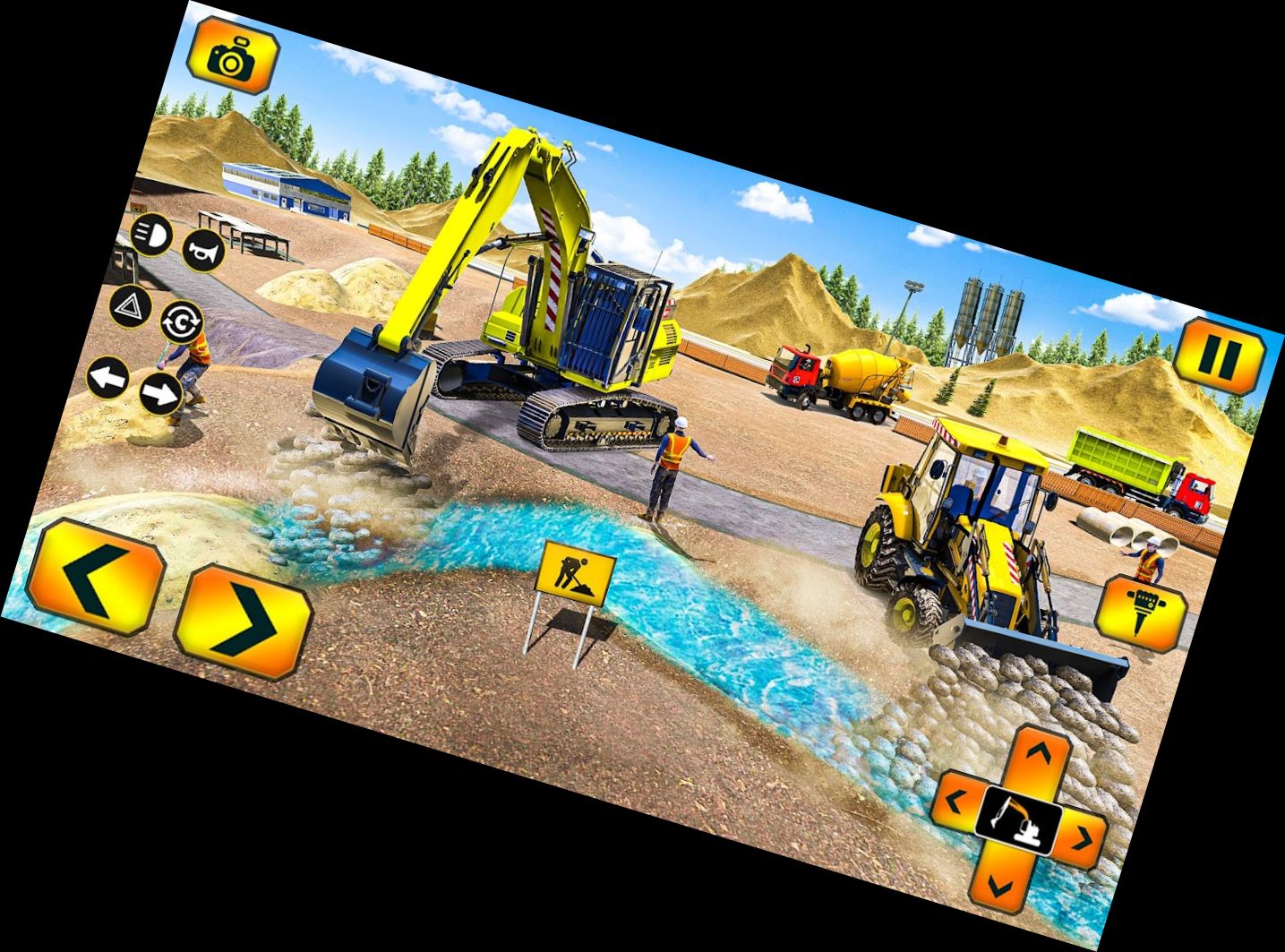 Camión de Arena Excavadora Juegos Simulación