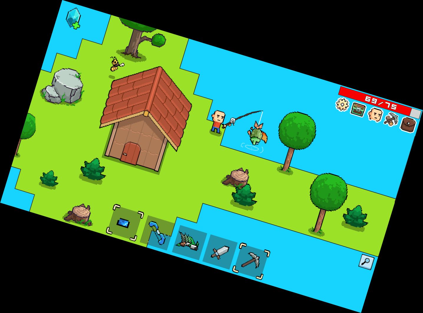 WasCraft Pixel-Spiele Offline