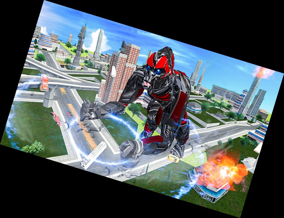 Горилла Робот Трансформер Ав