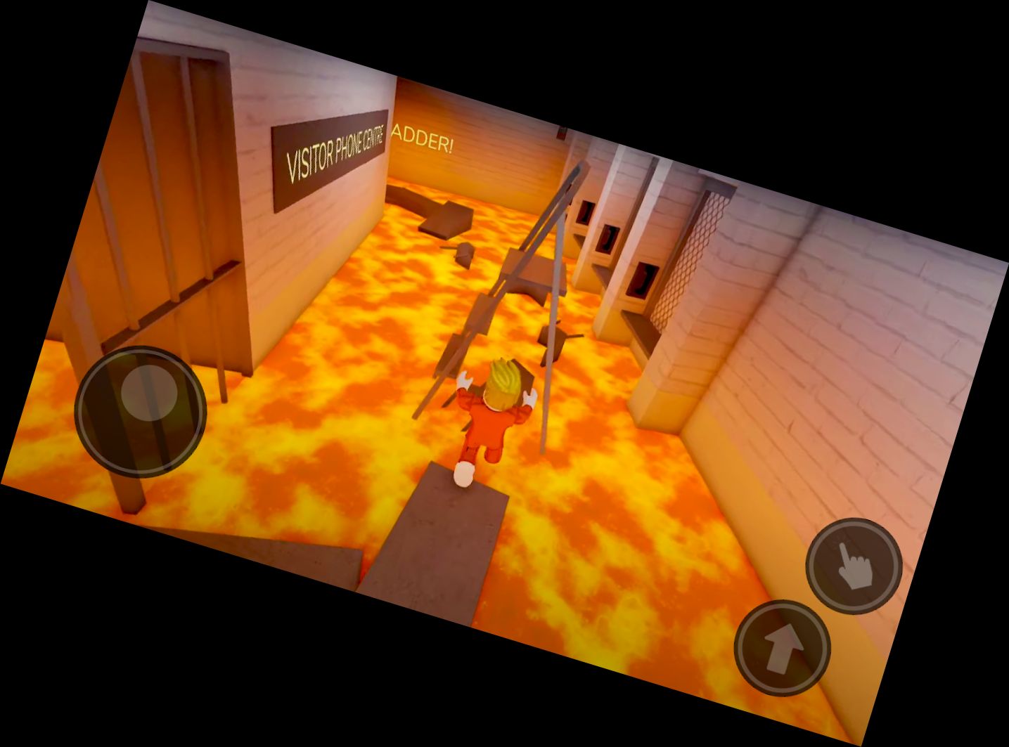 Barry Prisión Obby: Modo Lava