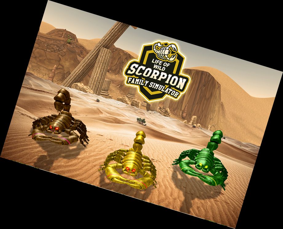 Skorpion-Familie-Dschungel-Spiel