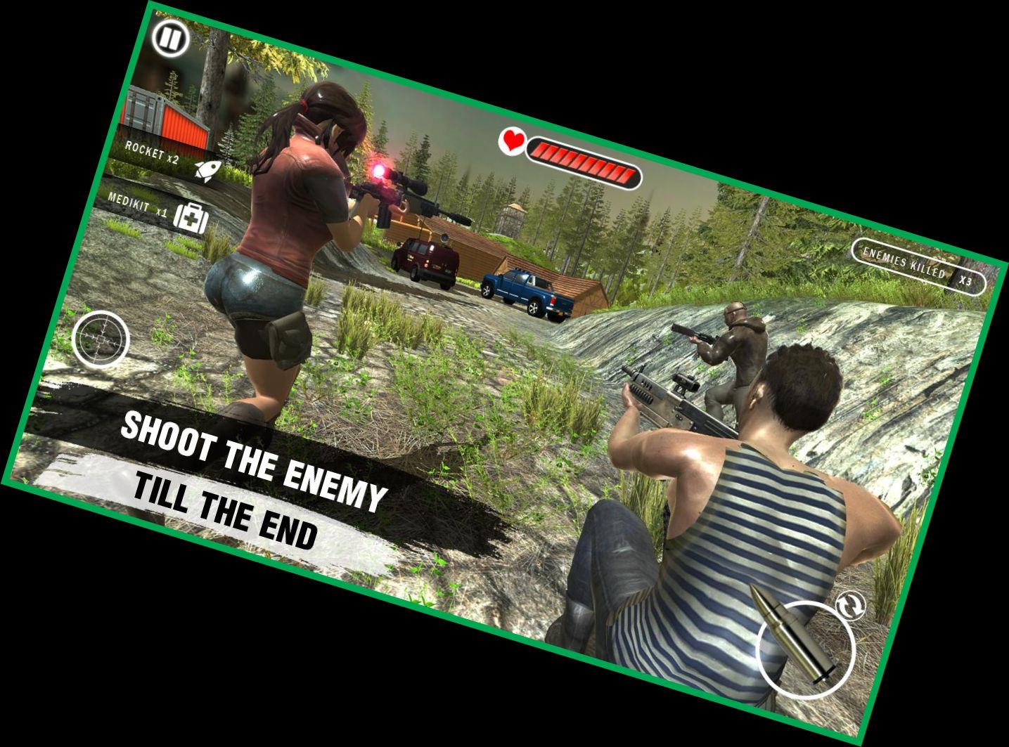 Kampfschießen Krieg: Waffenspie