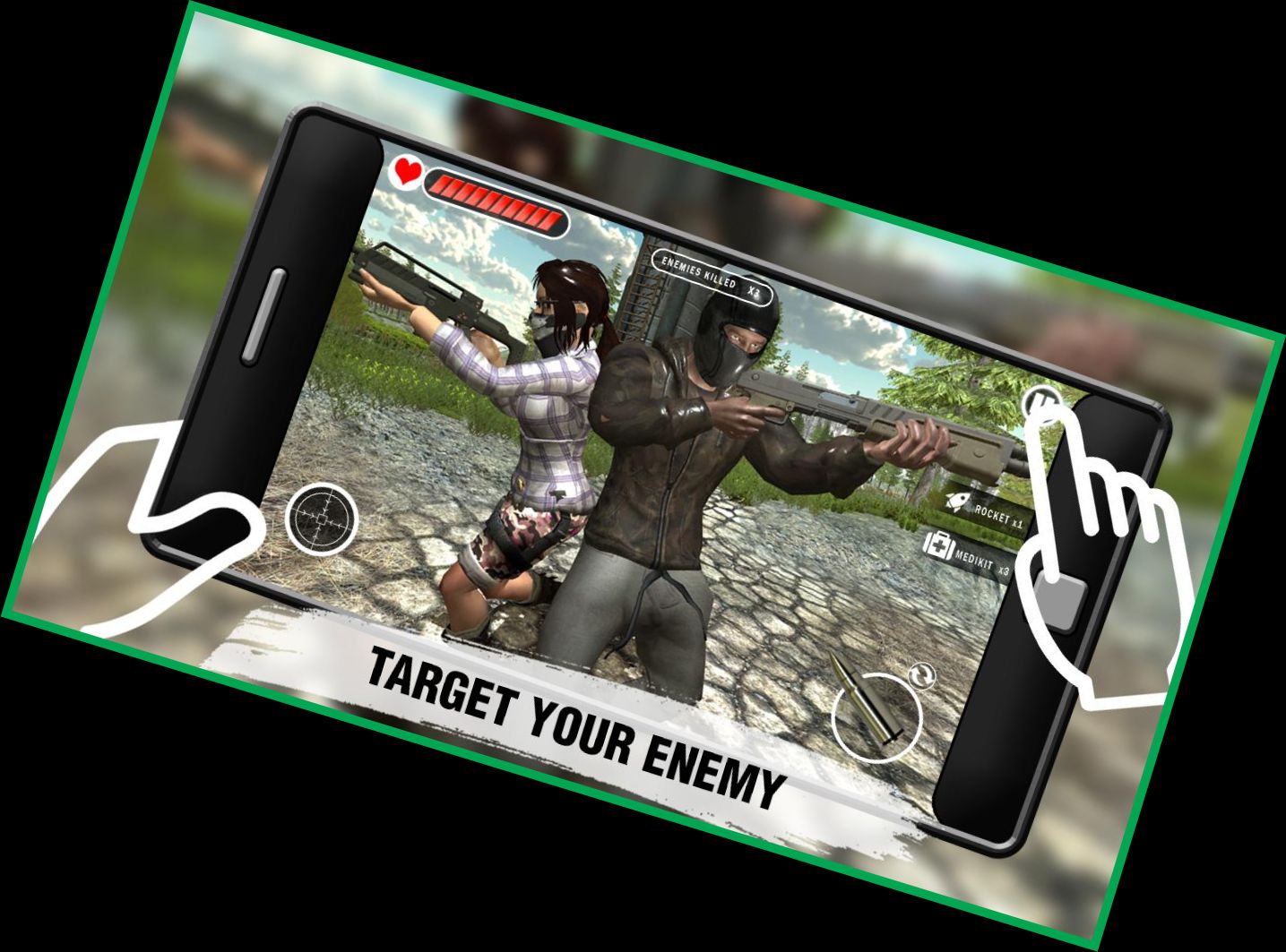 Kampfschießen Krieg: Waffenspie