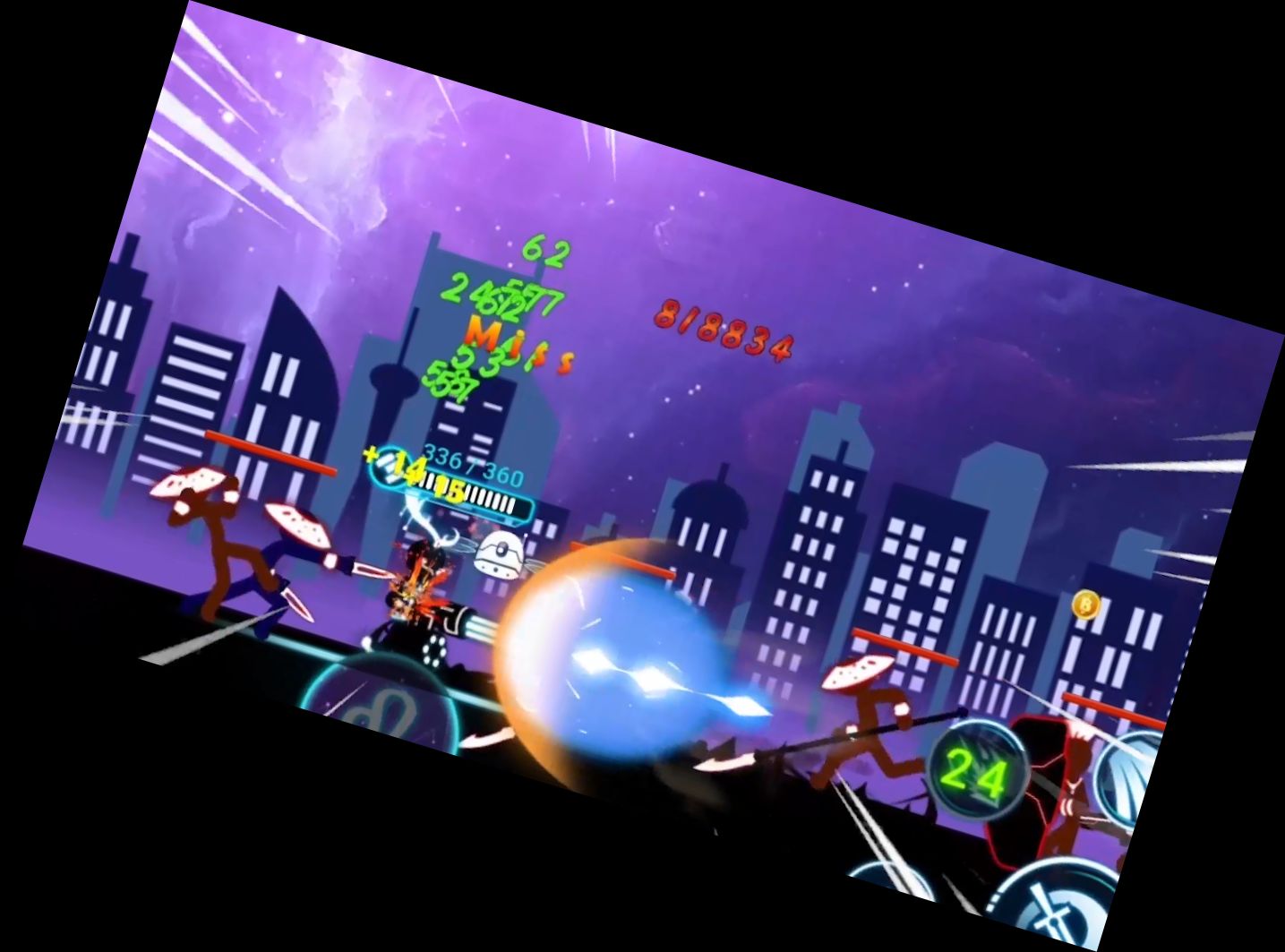 Stickman Geist 2: Ninja Spiele