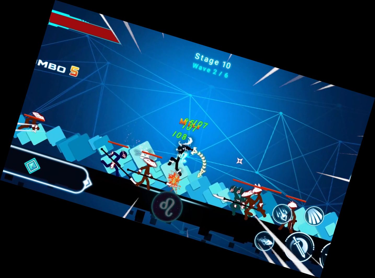 Stickman Geist 2: Ninja Spiele