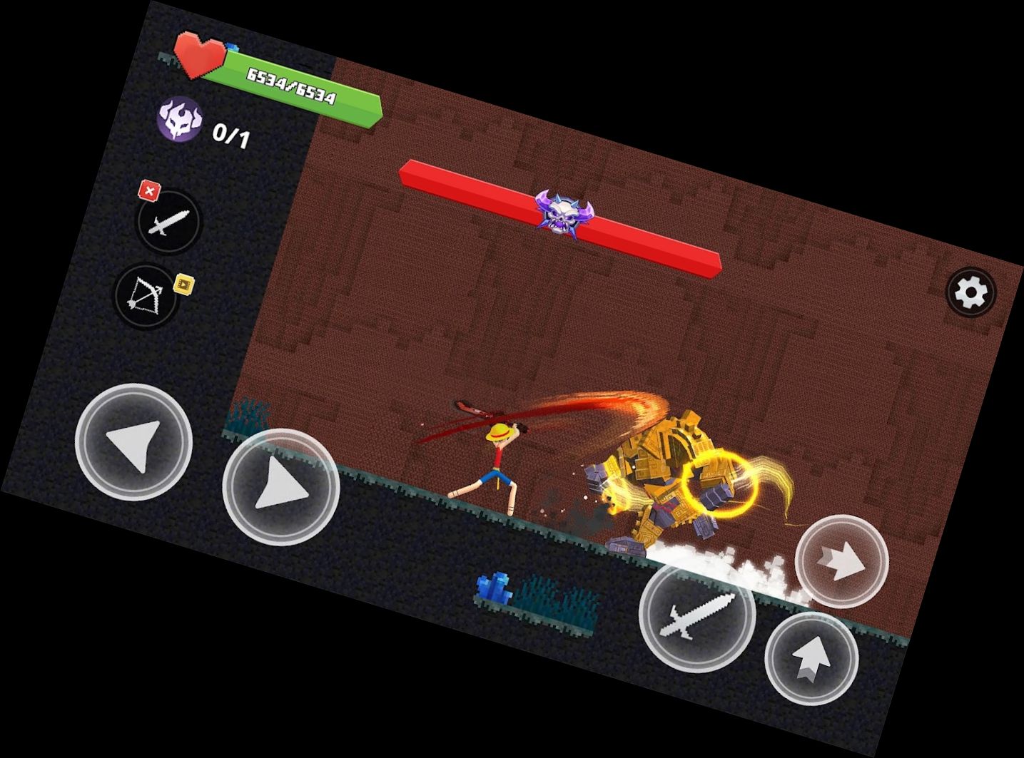 Blocky Combat Craft Battle