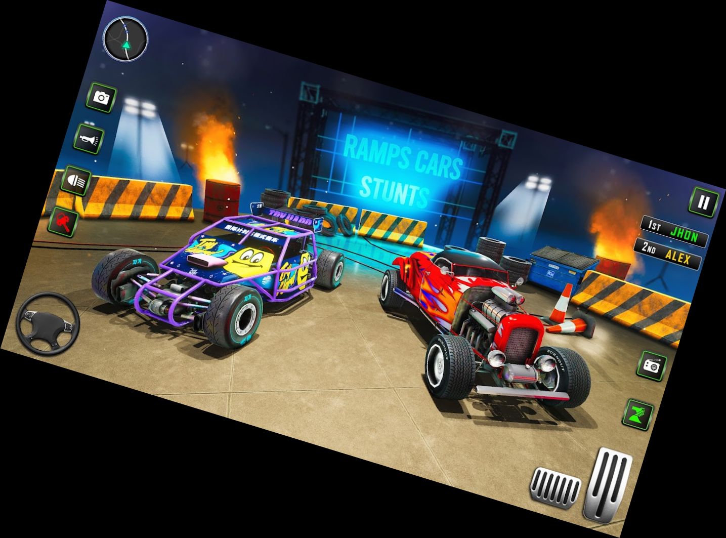 Mega Jump Car Stunt Simulator