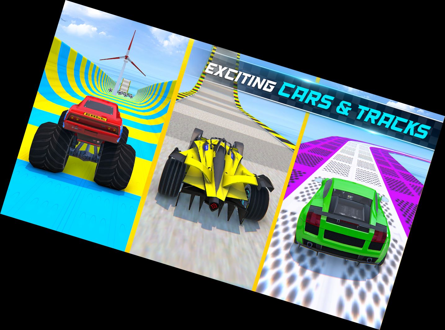 Mega Jump Car Stunt Simulator