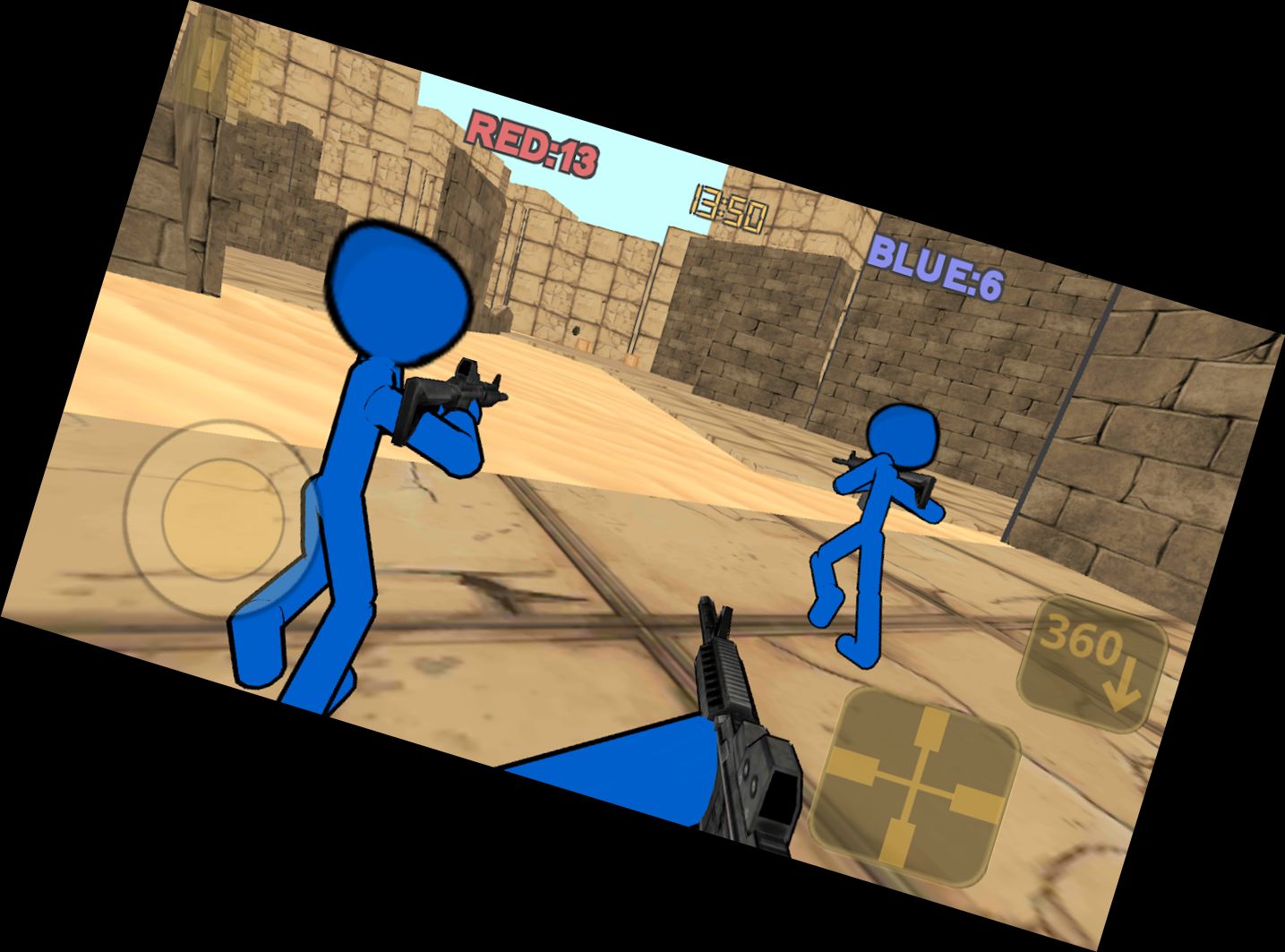 Stickman-Gegen-Terror-Streik