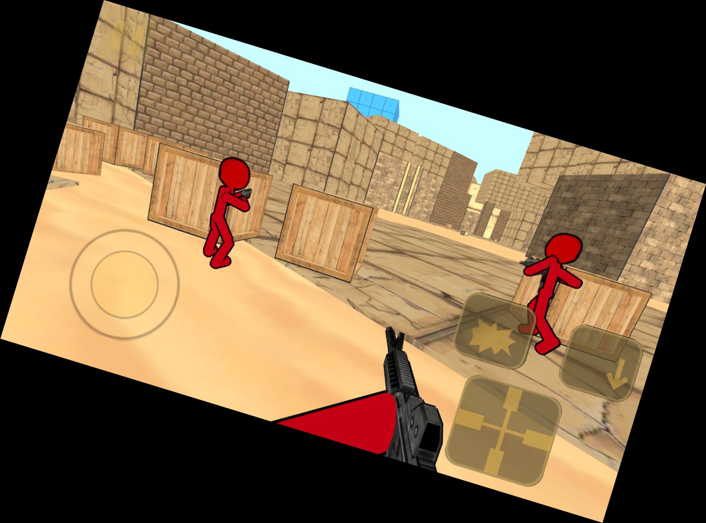 Stickman-Gegen-Terror-Streik