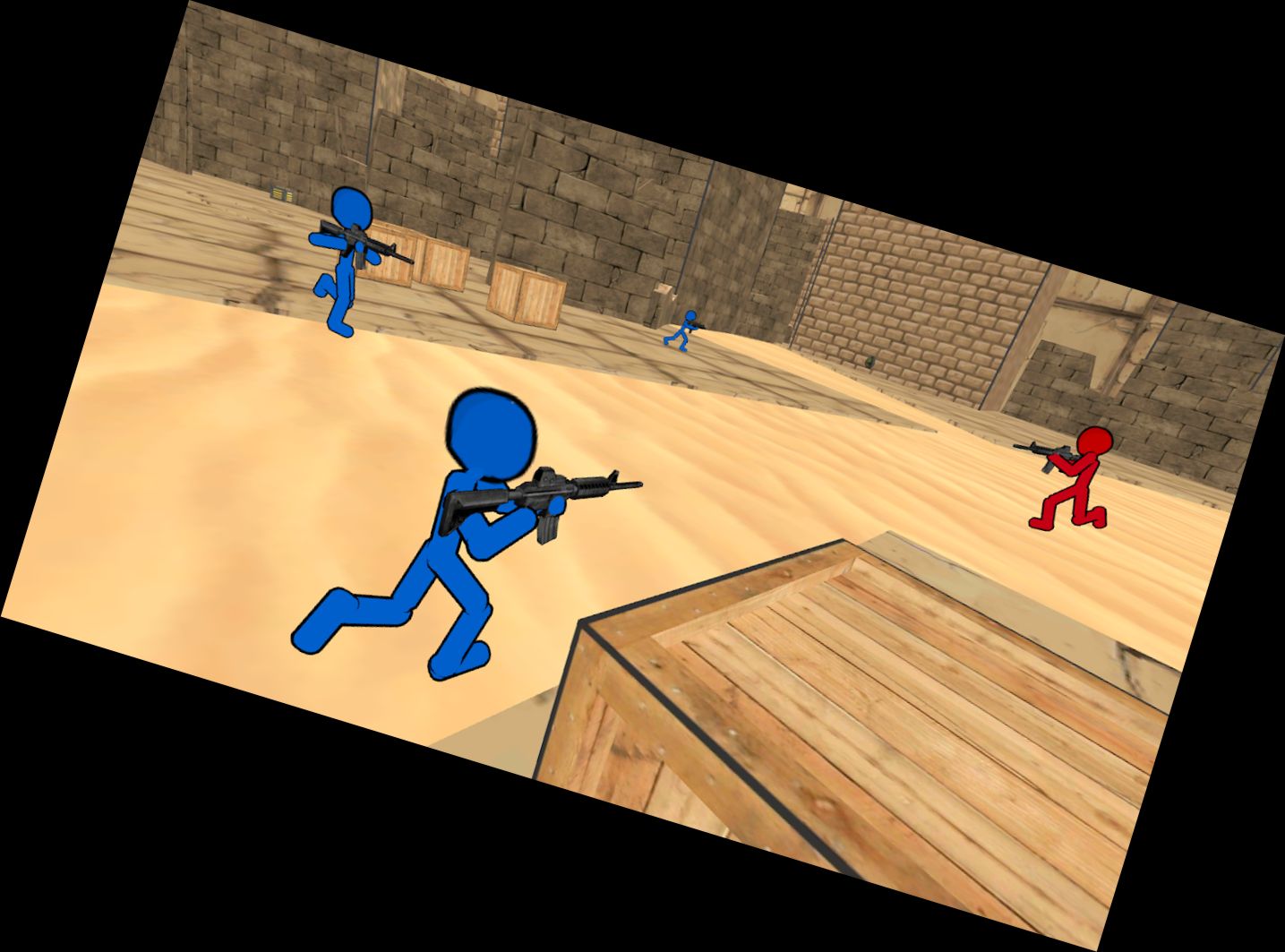 Stickman-Gegen-Terror-Streik