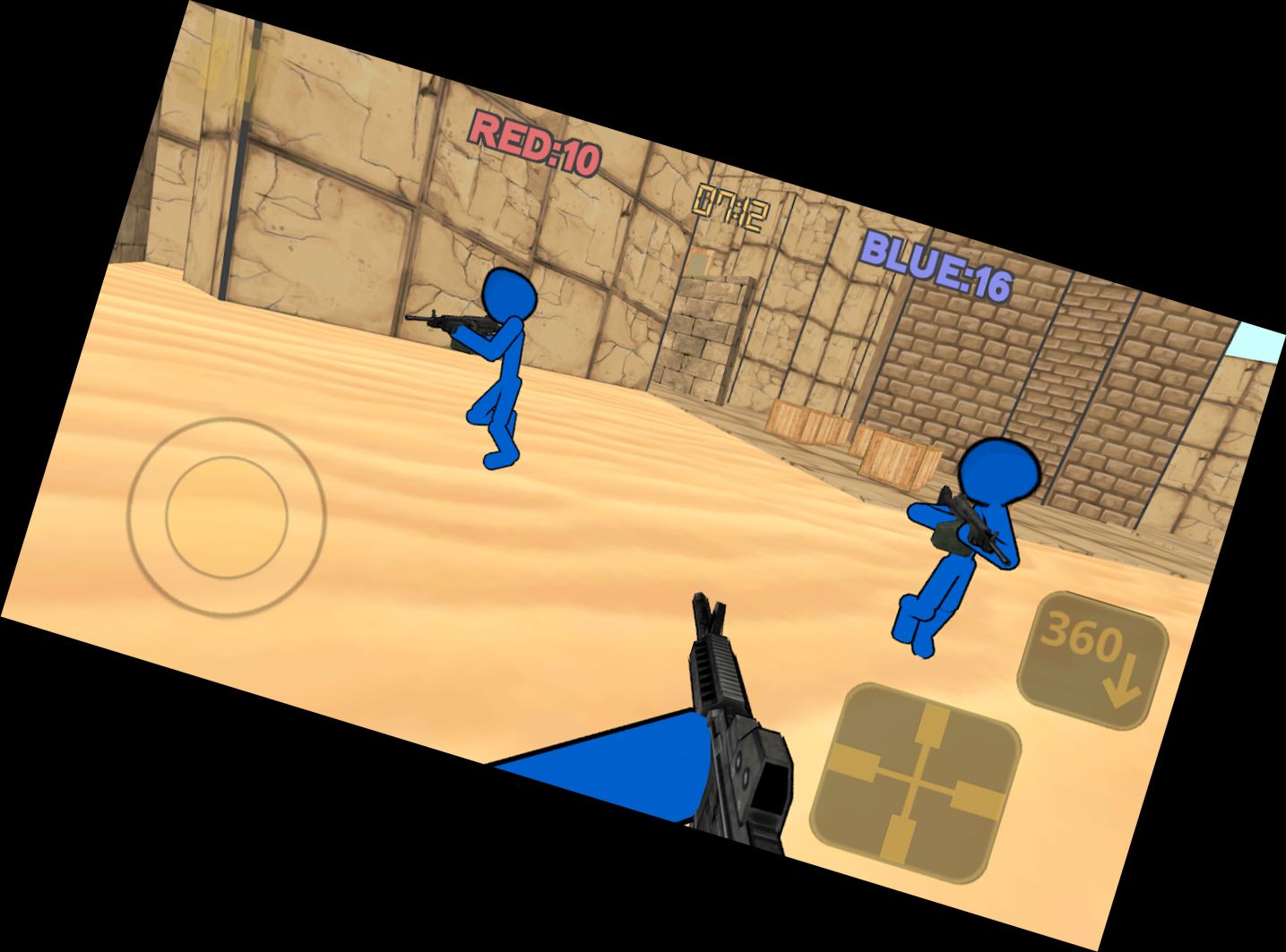 Stickman-Gegen-Terror-Streik