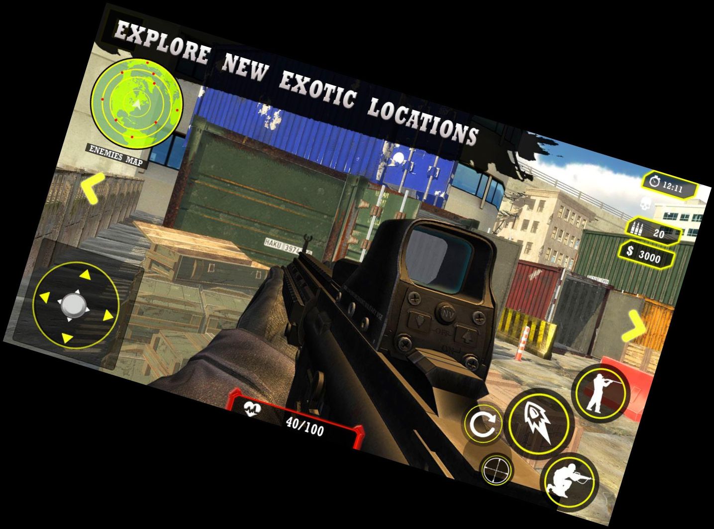 Бой FPS: Игры Стрелок