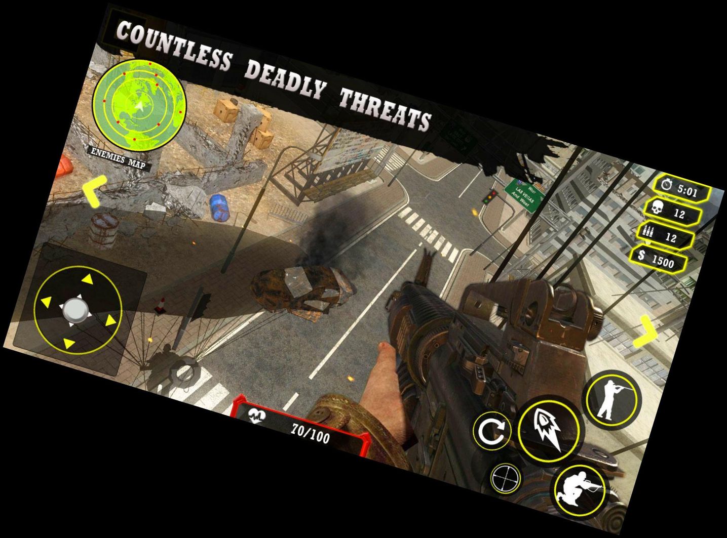 FPS Strike: Egenschlag: Waffenschie