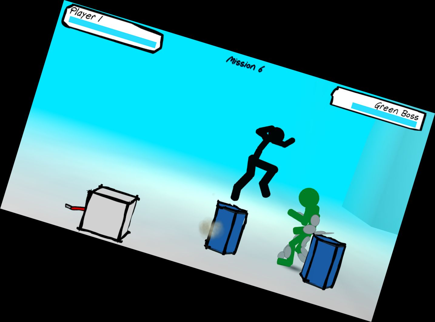 Stickman Straßenkampf