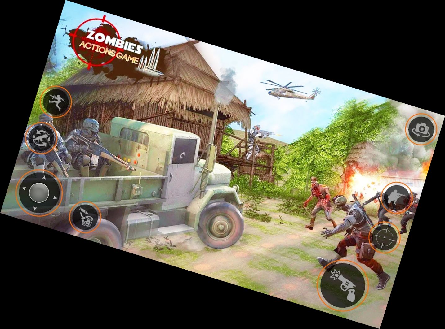 Зомби Игра: 3D Стреля