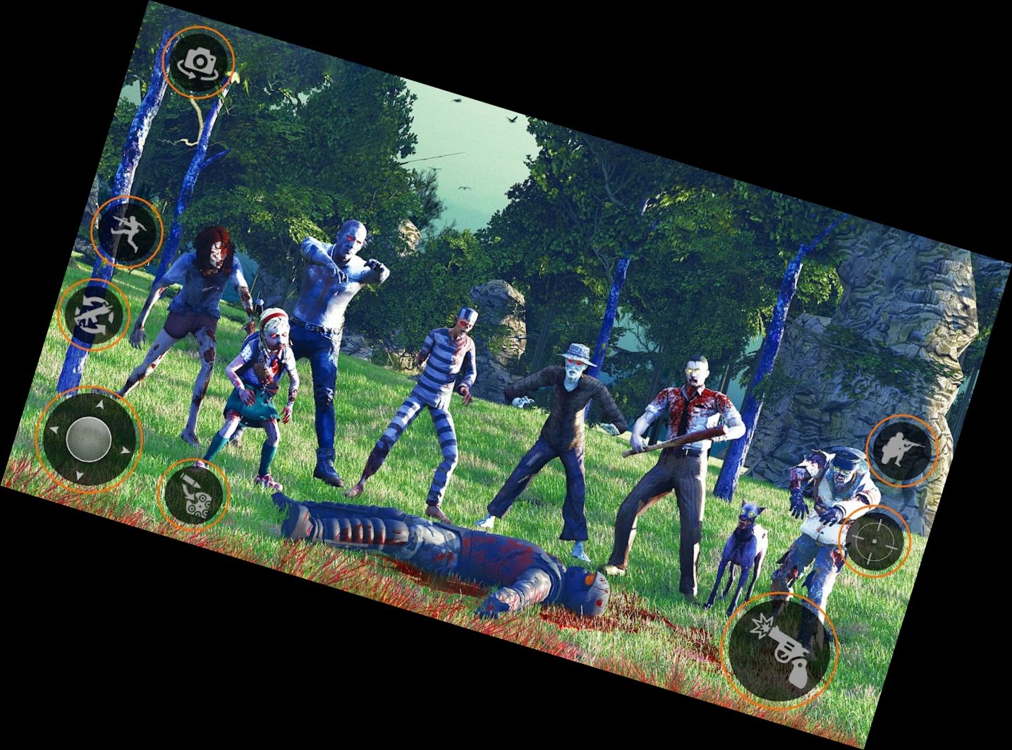 Ігри зі зомбі: 3D стрі