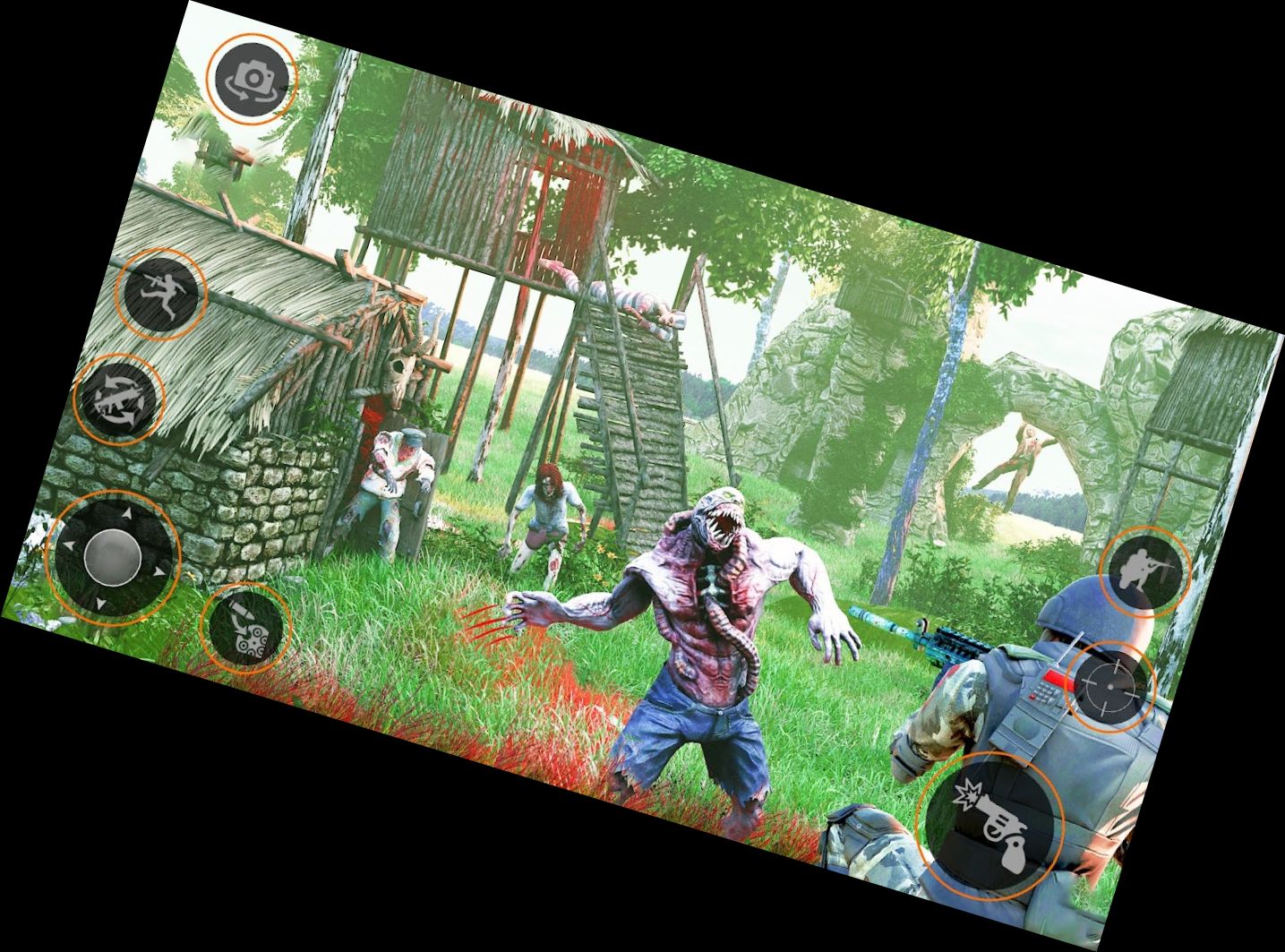 Зомби Игра: 3D Стреля