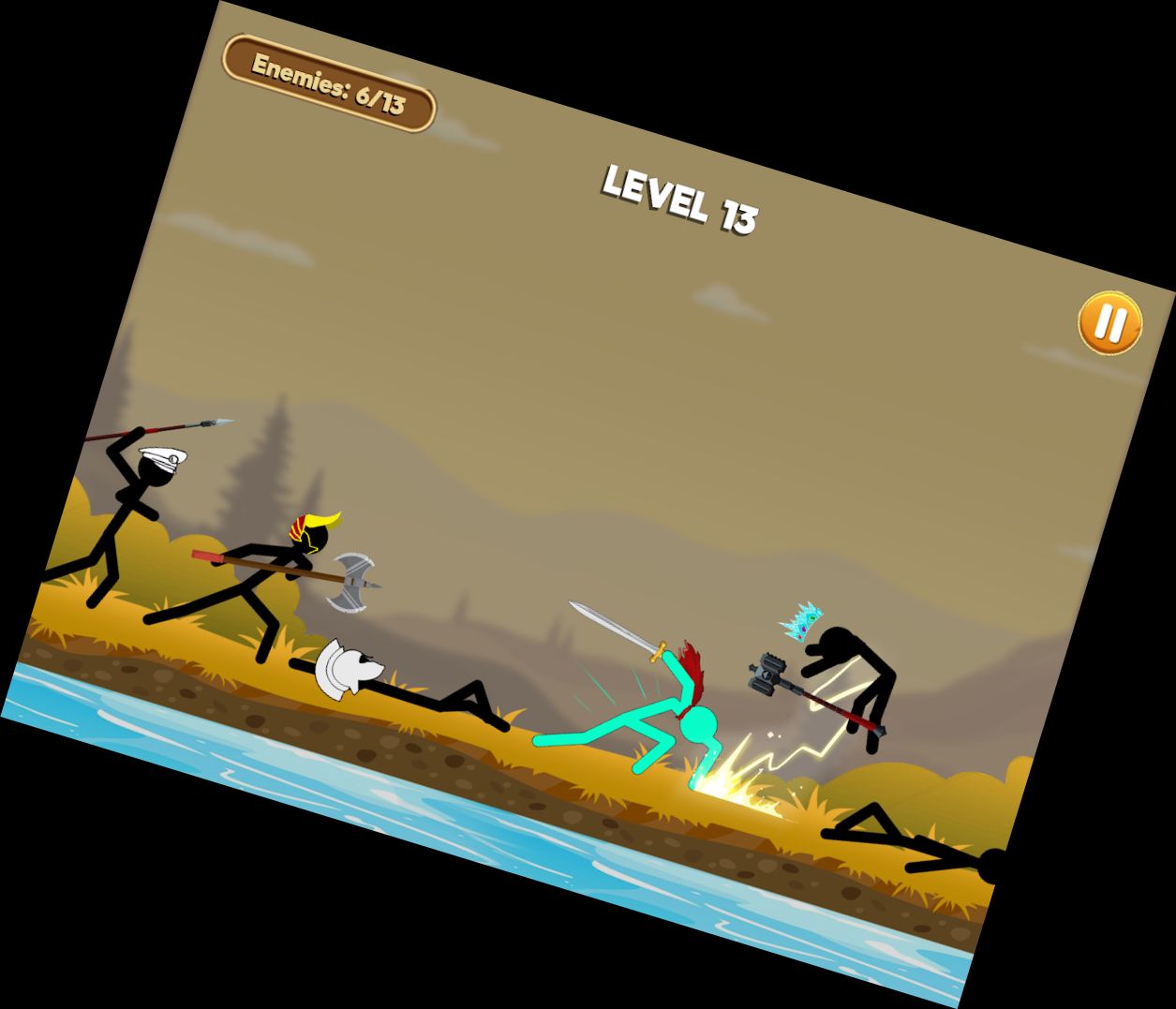 Stabkrieger: Stickman-Spiele