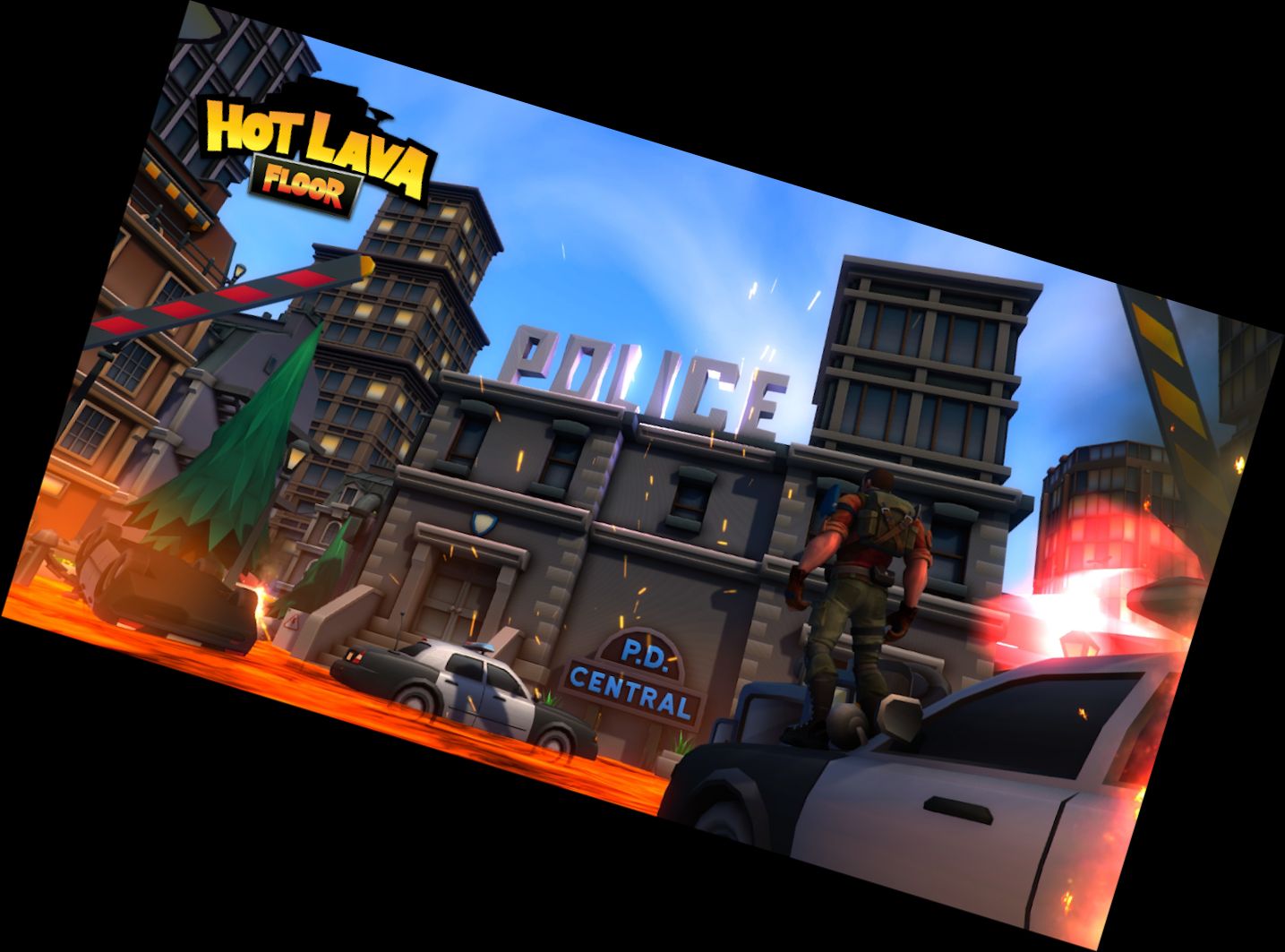 Glühende Lava: Flucht durch die Stadt