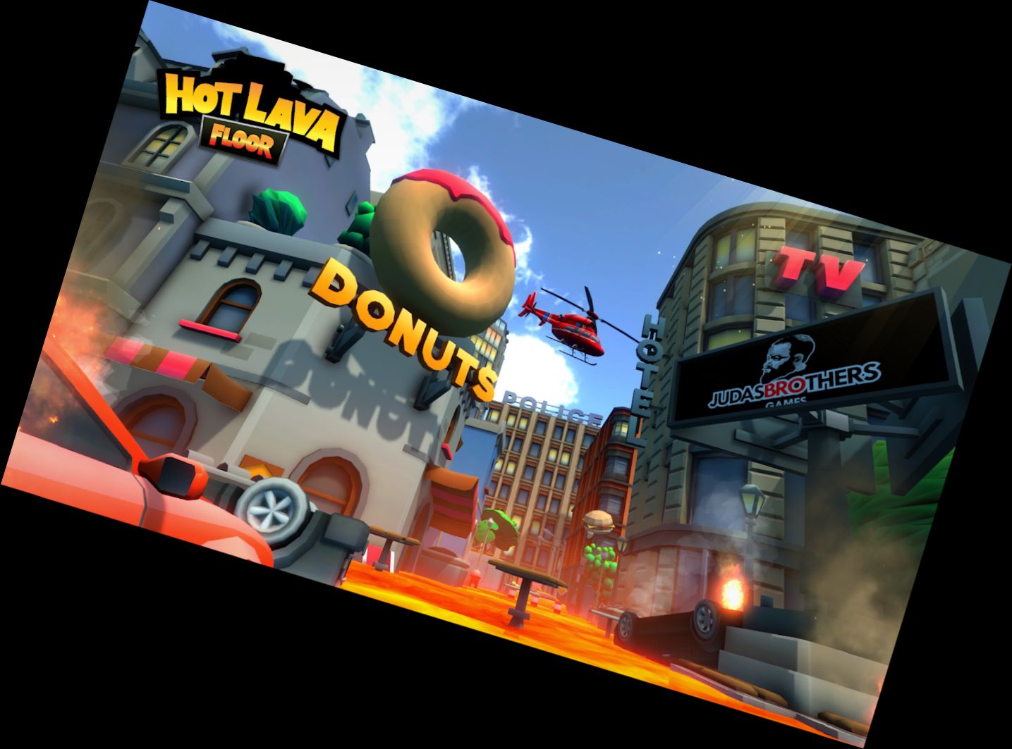 Glühende Lava: Flucht durch die Stadt