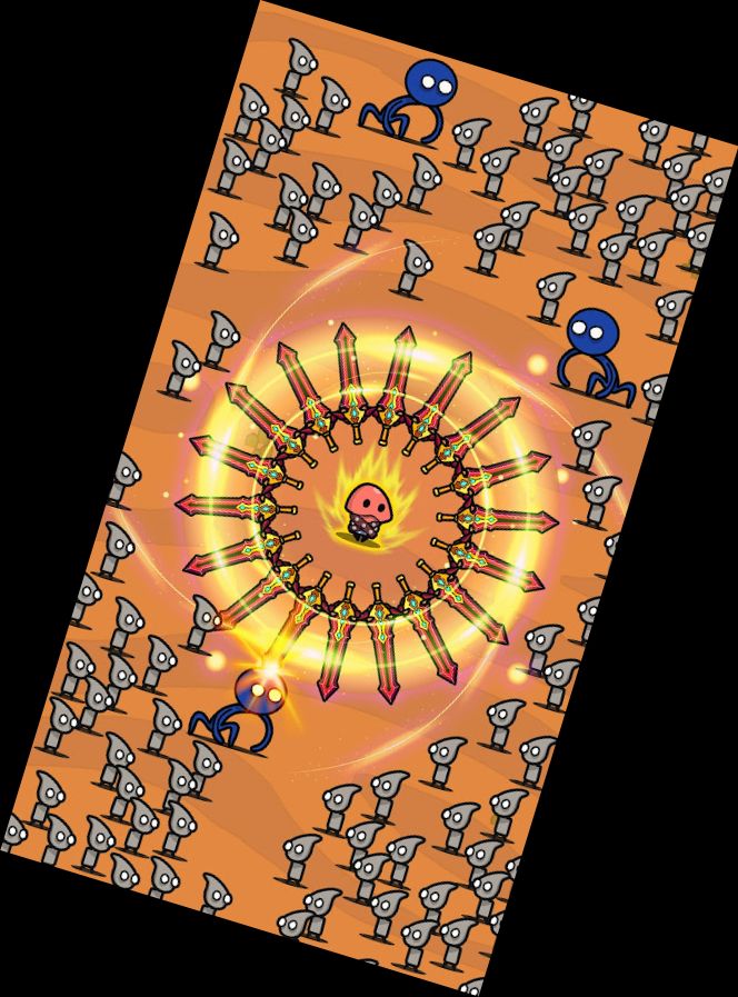 Kleiner Held: Überleben.io