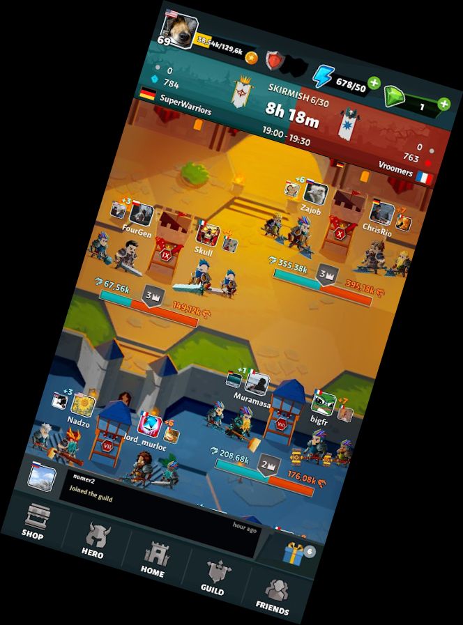 Резать & Катить: MMORPG Он