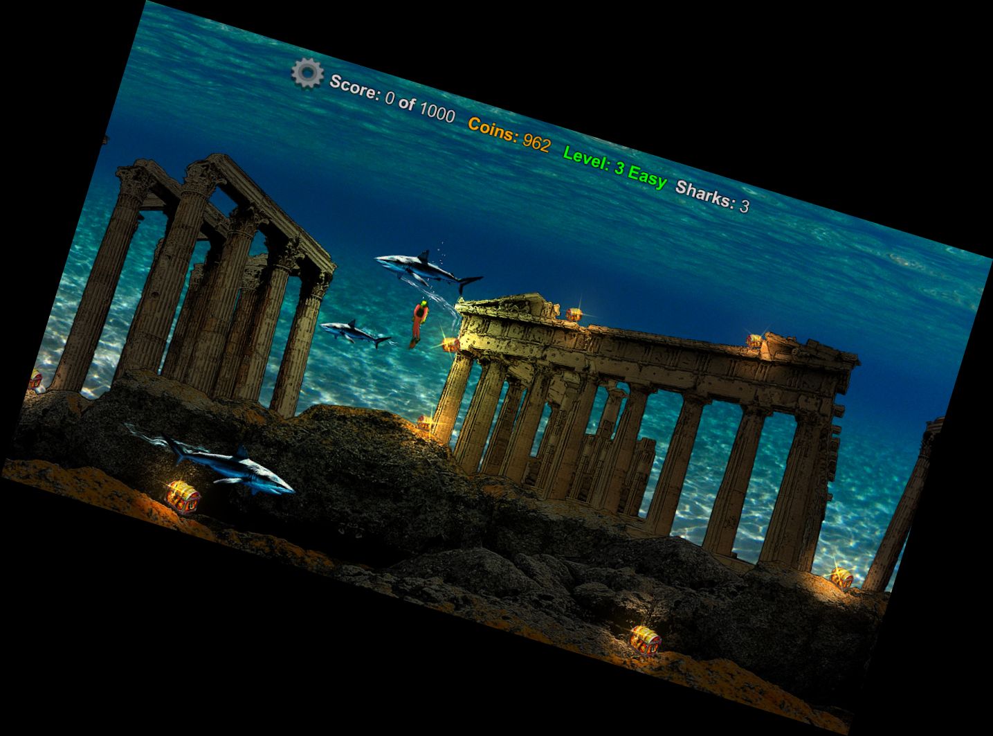 Tiefe Immersion - Haie & Gold