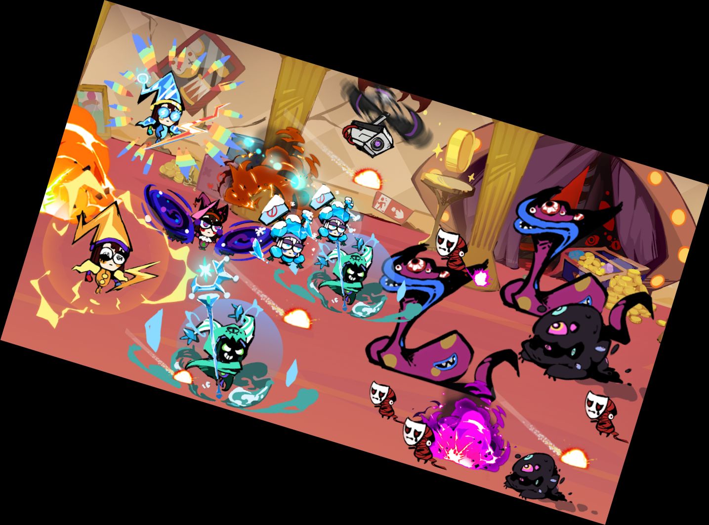 Клоунский Монстр Клэш Кейн