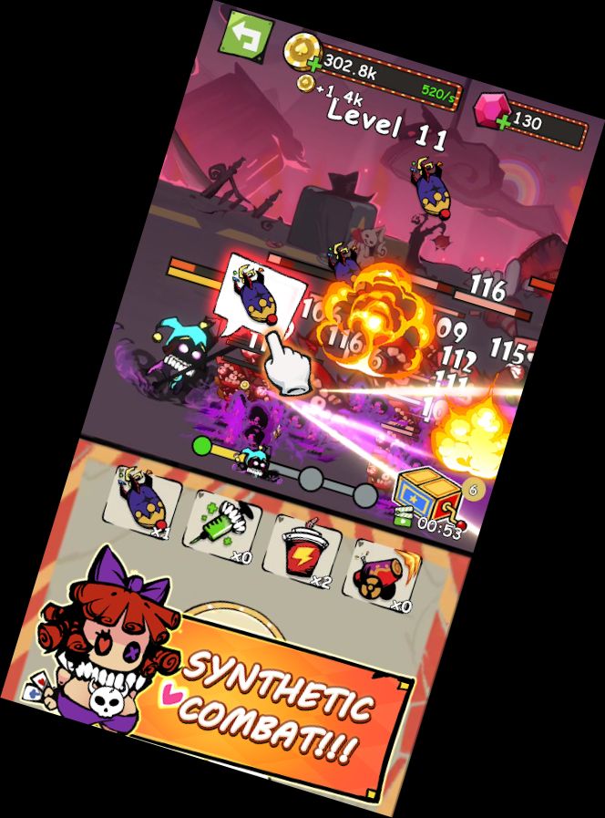 Choque de Monstruos Payasos Caine J