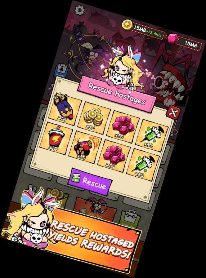 Choque de Monstruos Payasos Caine J