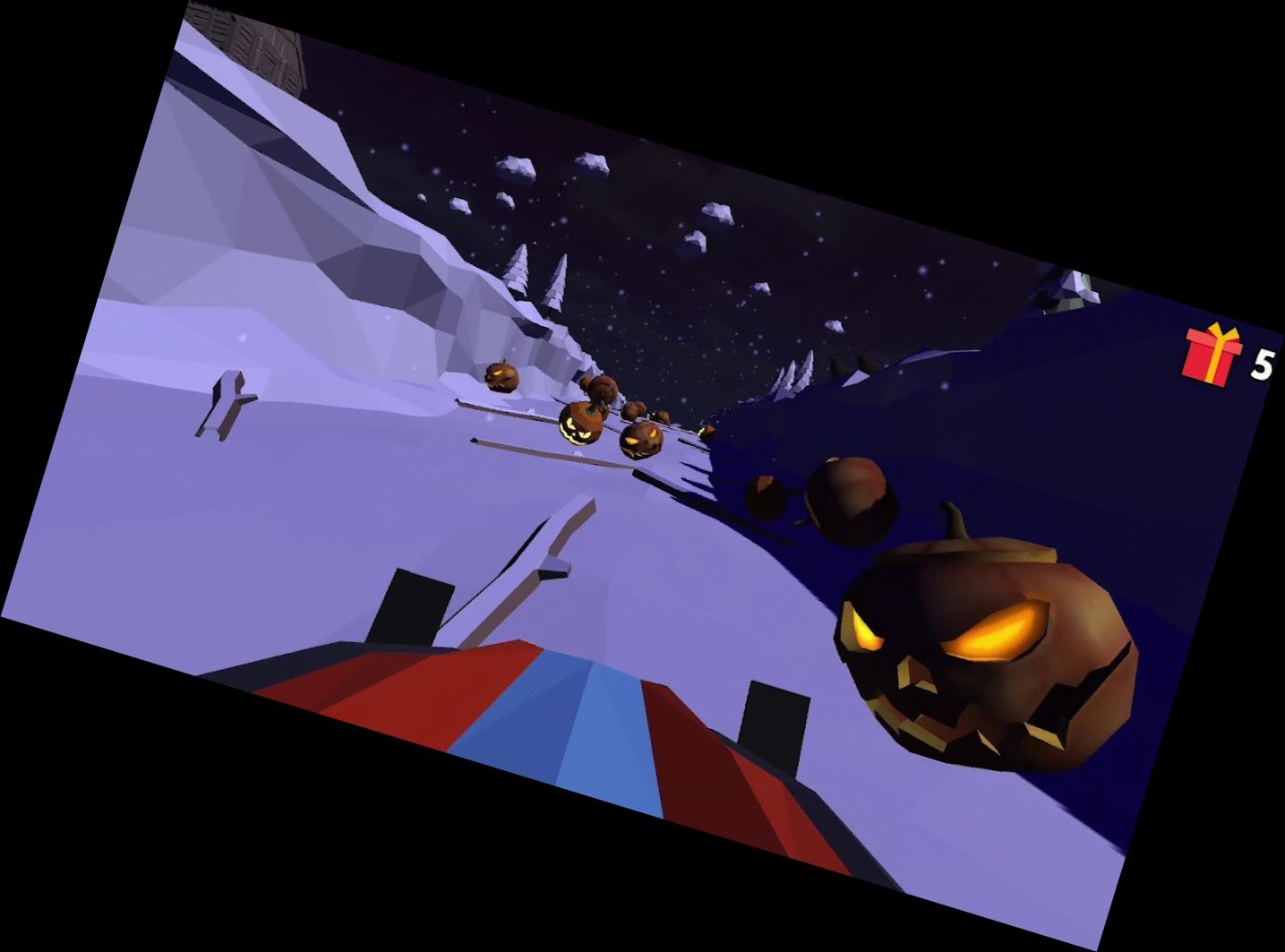 Sled Adventure: Spooky Path