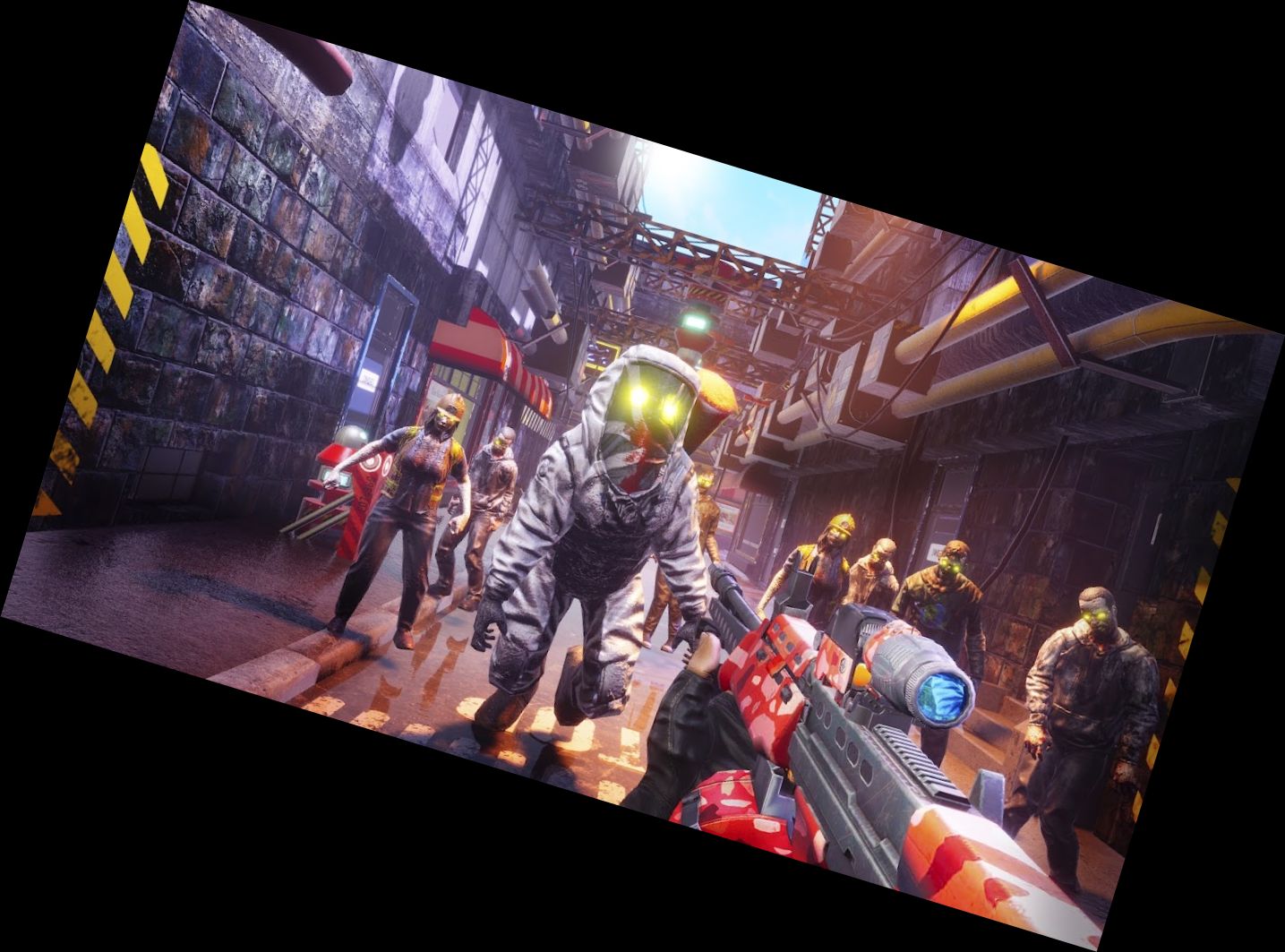 Zombie Feuer 3D: Offline-Spiel