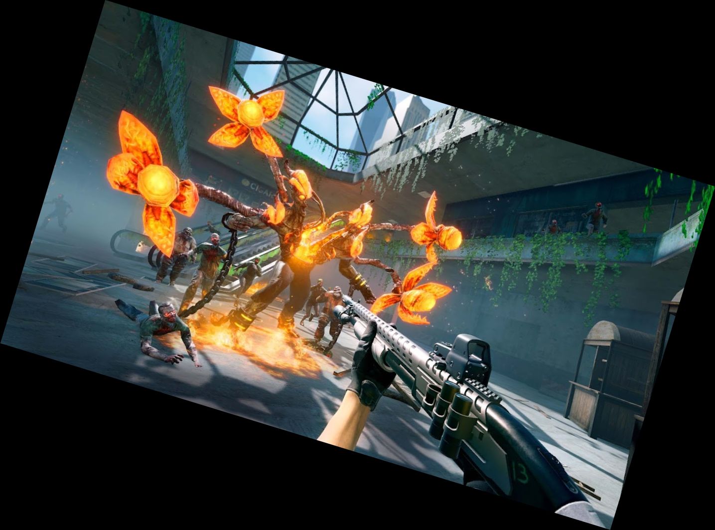 Fuego Zombie 3D: Juego sin Con