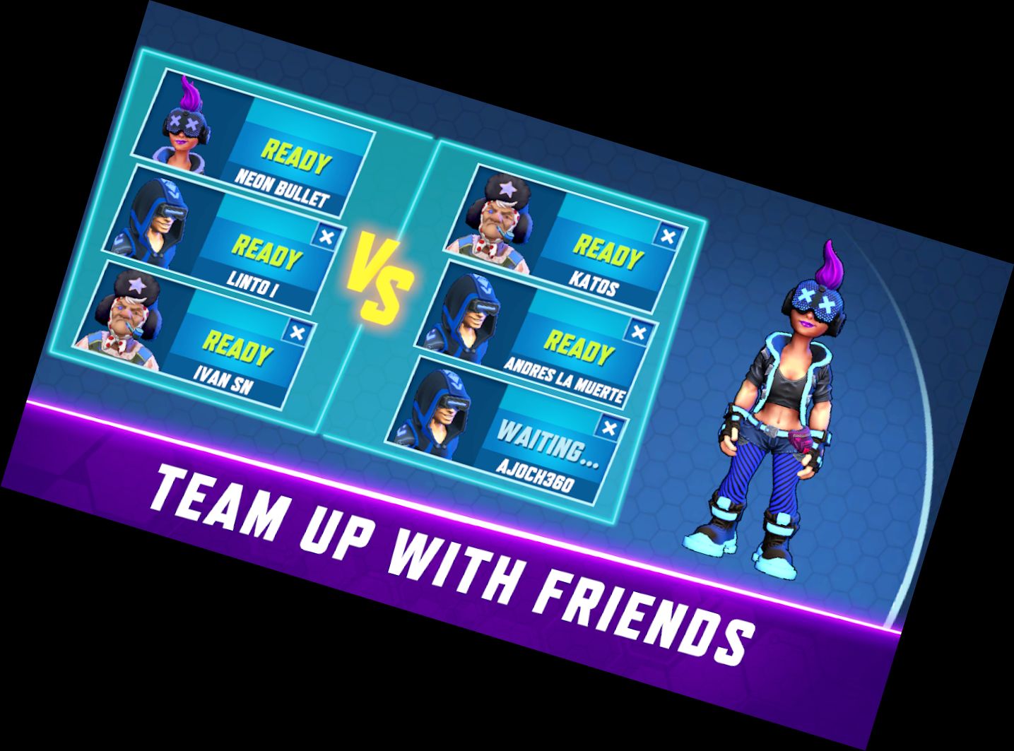 Gridpunk Бітва Королів: 3 на