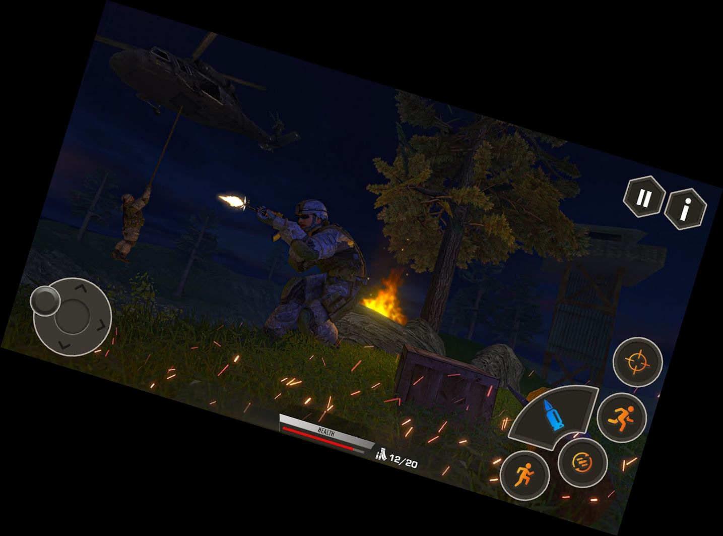 Джунгли Воин Снайпер Бой