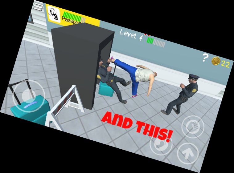 Betrunkene Puppenkampf