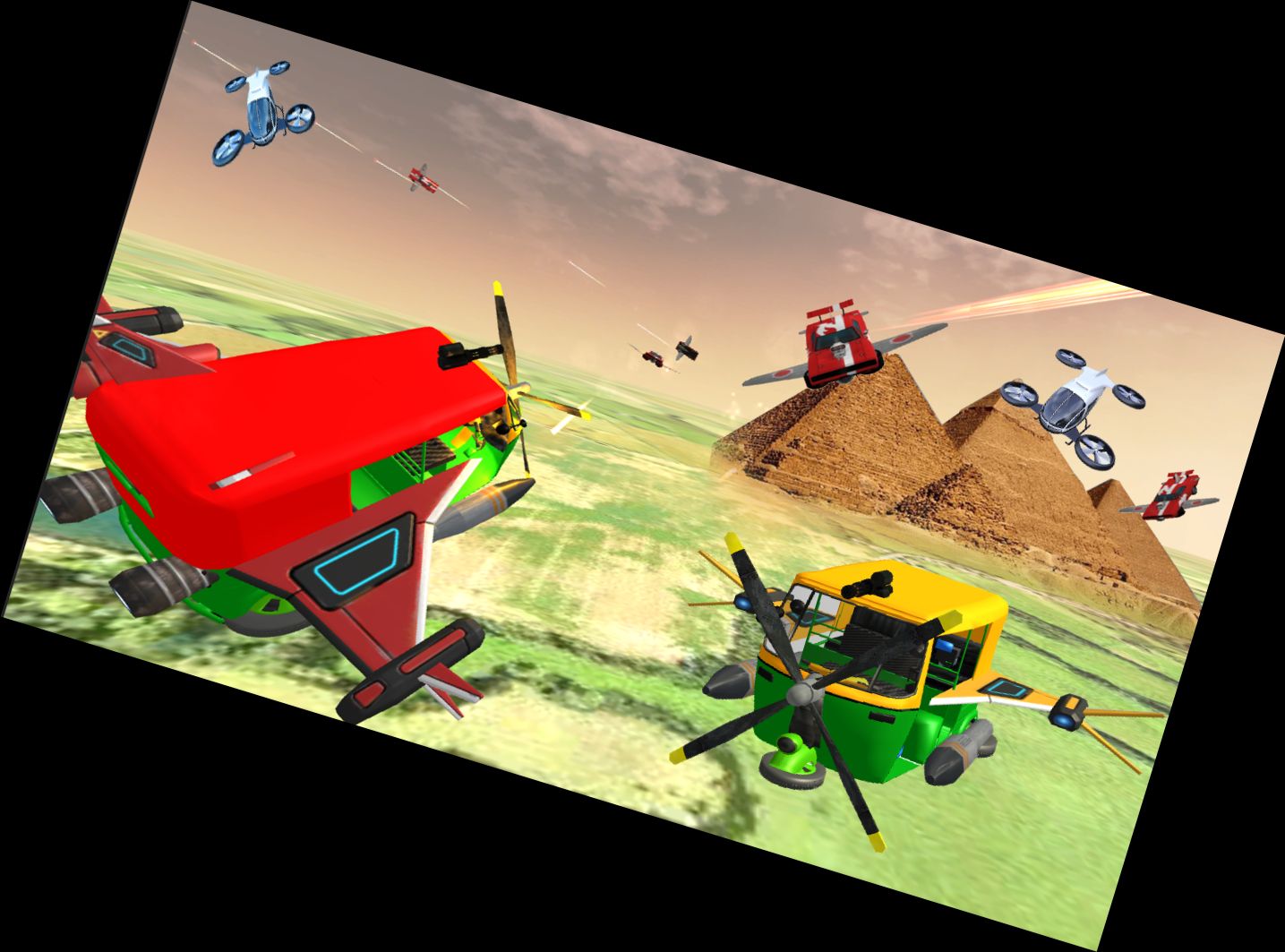 Rickshaw volador de tuk tuk indio