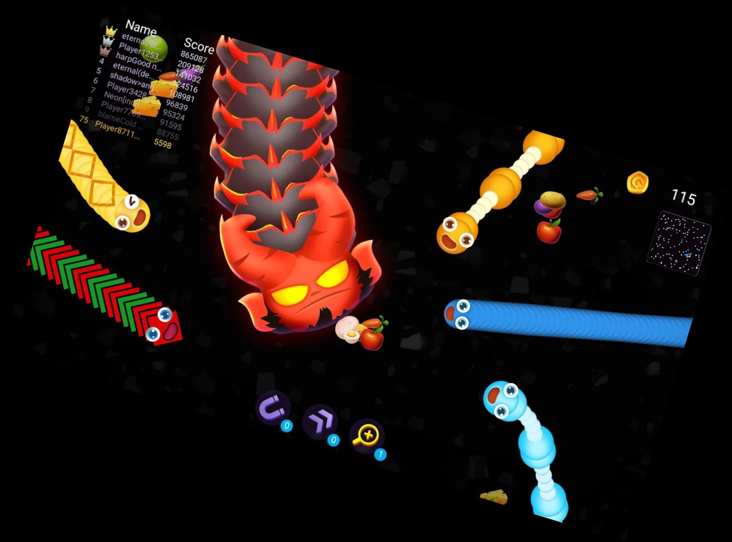Schlangen-Schlacht: Schlang