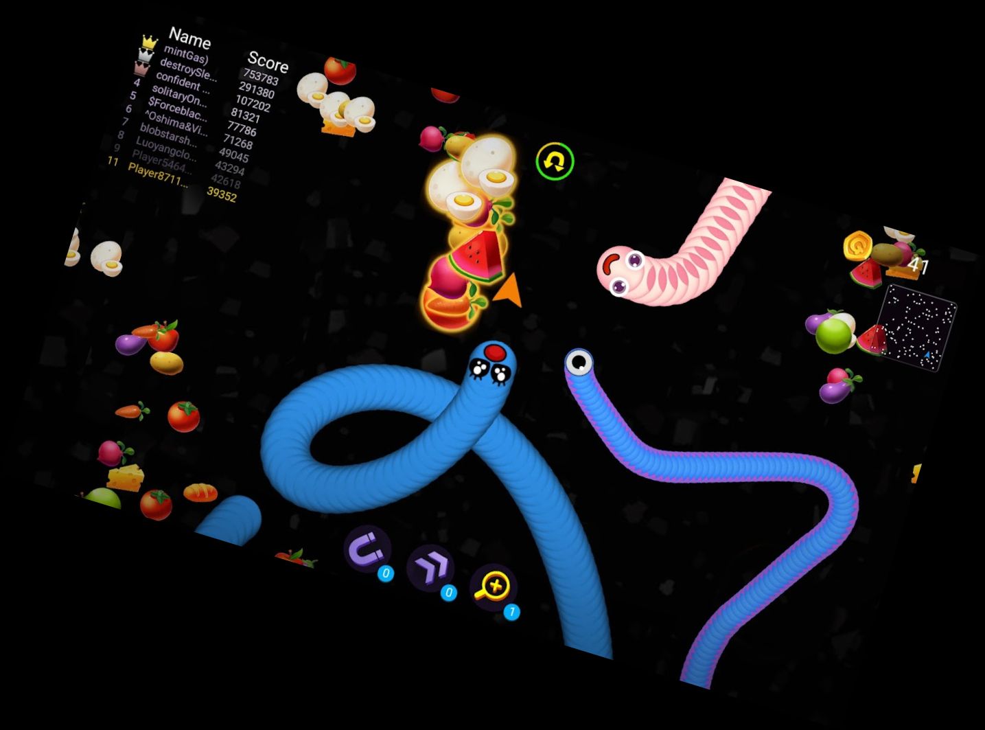 Schlangen-Schlacht: Schlang