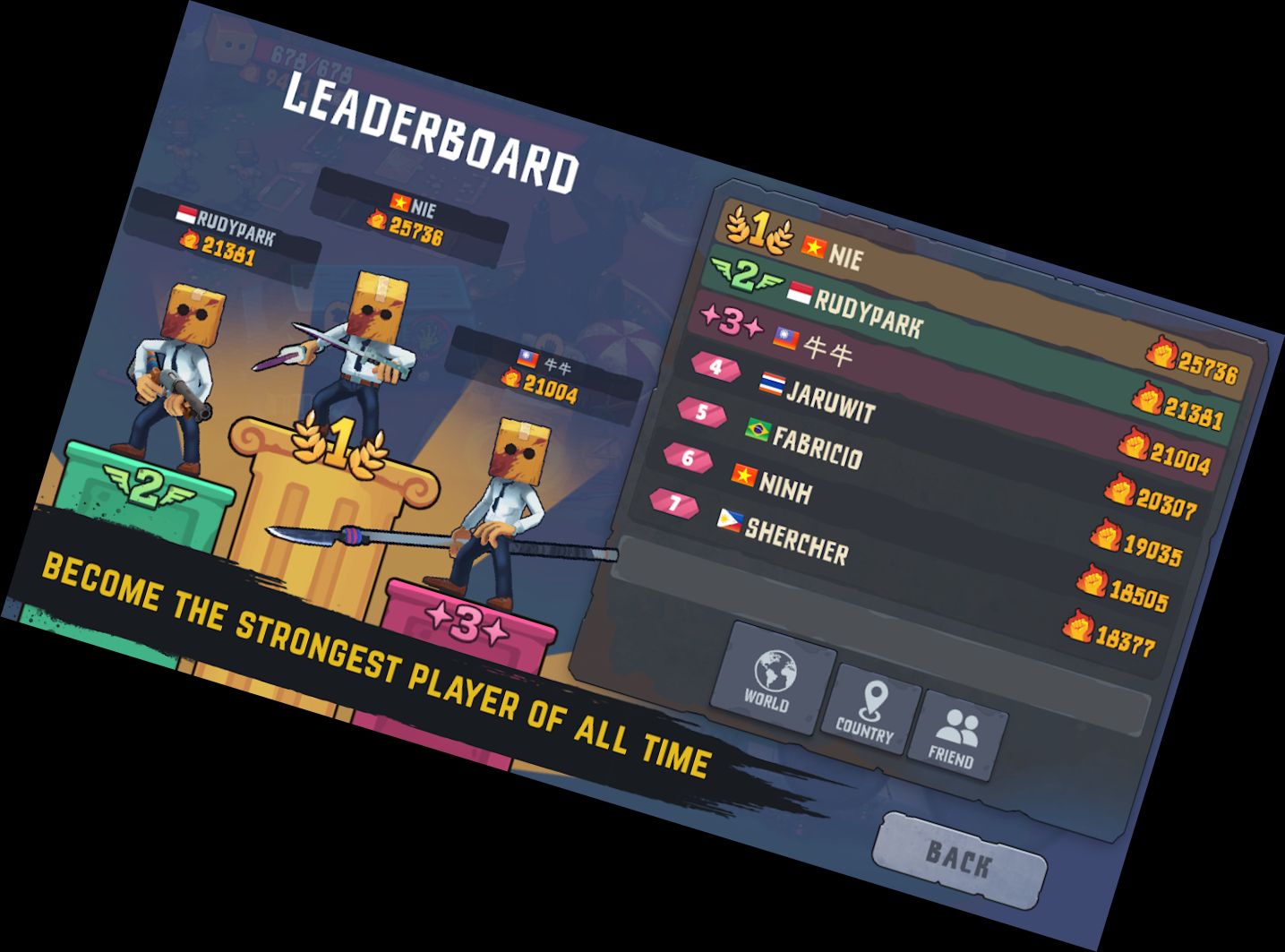 Коробочний Голова: Виживальник