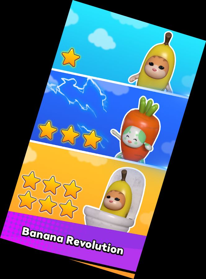 Epische Bananenrennen: Fusionsexp