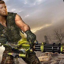 Игры Пулемет: Военный Стр