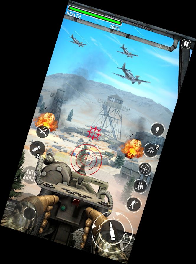 Игры Пулемет: Военный Стр