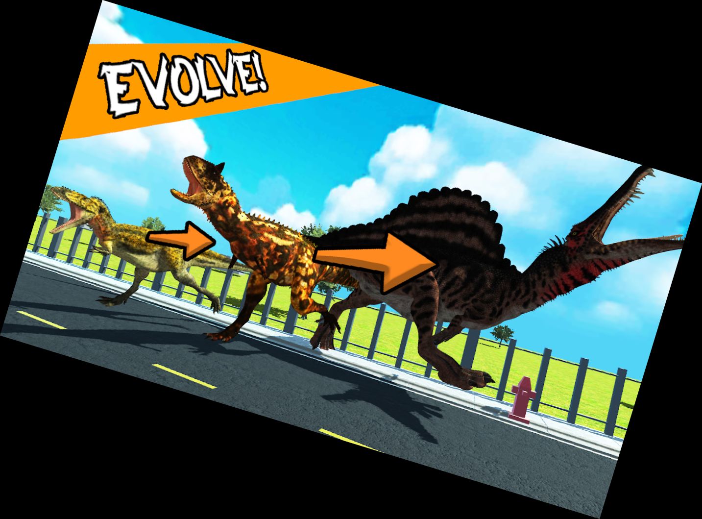 Carrera de Dinosauros: Arr