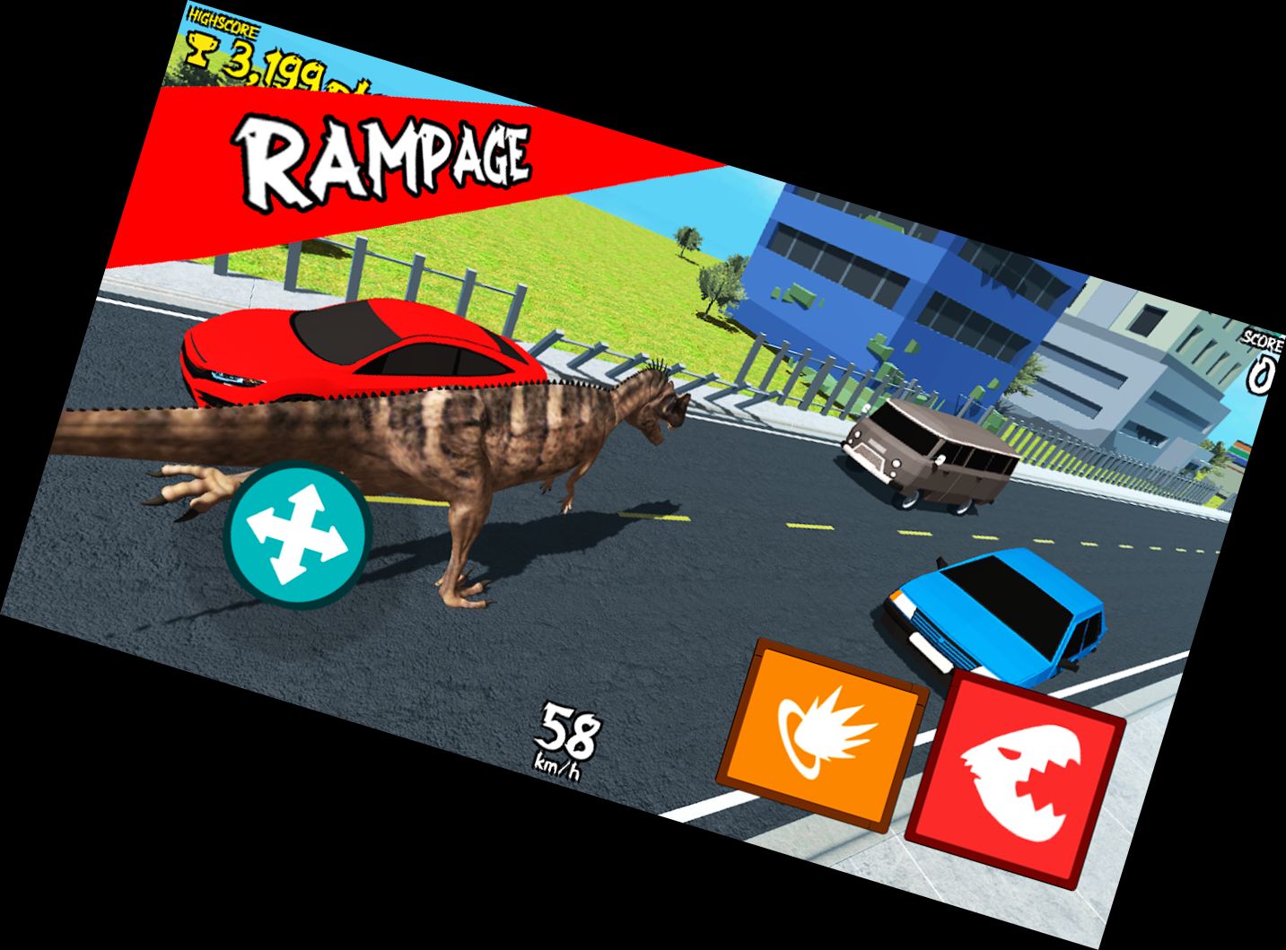 Dinosaur Road Rampage