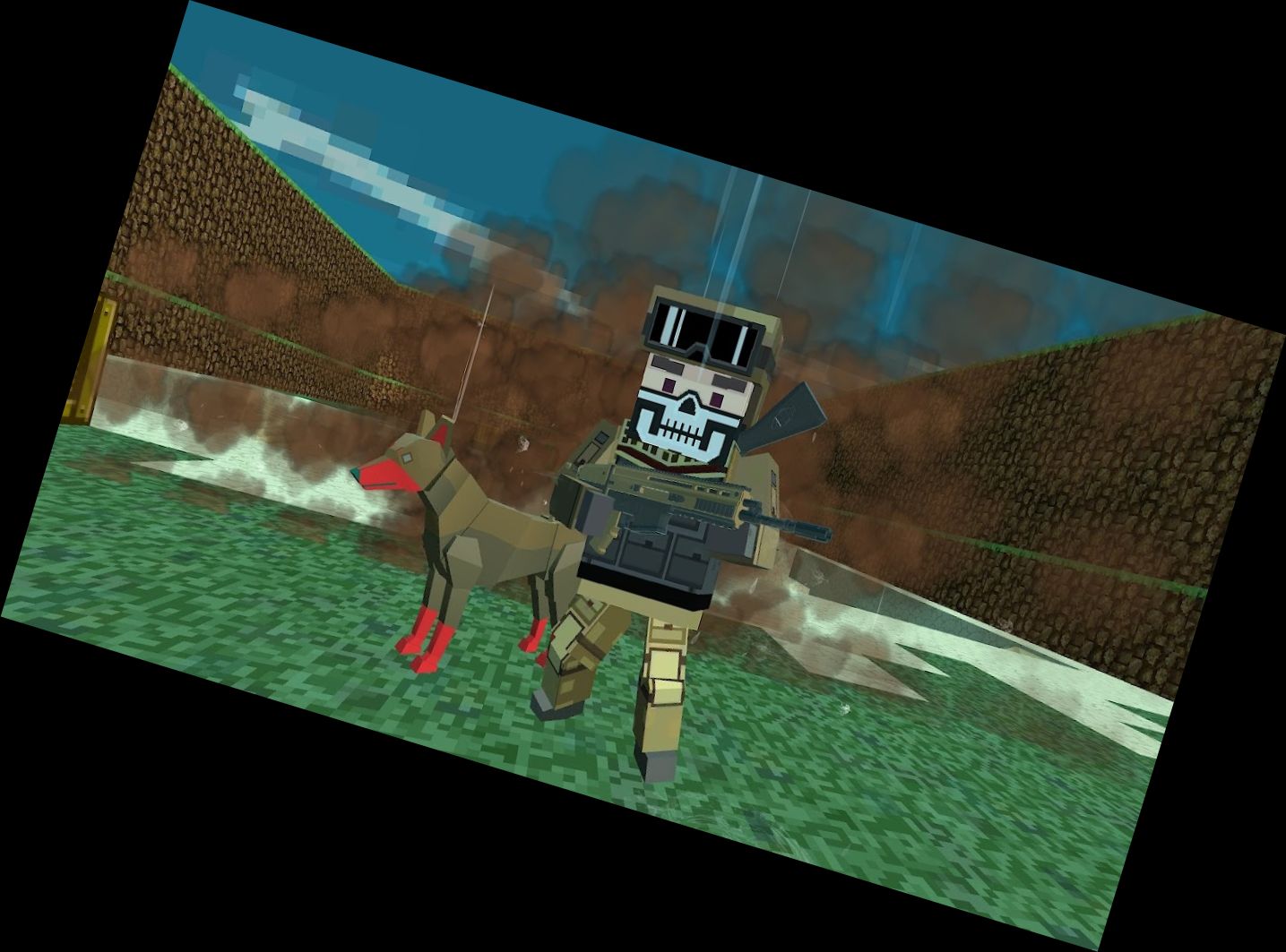 Blocky Kampf SWAT Zombie 1